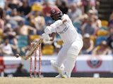 West Indies batsman Kraigg Brathwaite in action against England on March 20, 2022.