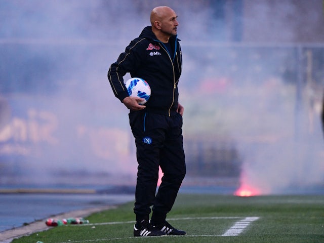 Napoli coach Luciano Spalletti on March 13, 2022