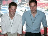 Prince William and Prince Harry pictured together in 2007