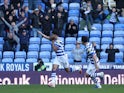 Reading's Josh Laurent celebrates scoring their first goal on March 19, 2022