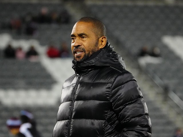 Colorado Rapids head coach Robin Fraser following the win against Sporting Kansas City at Dick's Sporting Goods Park on March 12, 2022