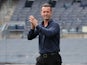 New York City head coach Ronny Deila gestures to fans before the game against the Philadelphia Union at Yankee Stadium on March 19, 2022
