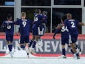 New England Revolution midfielder Emmanuel Boateng (11) celebrates after scoring a goal during the first half against the Real Salt Lake at Gillette Stadium on March 12, 2022