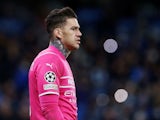  Manchester City's Ederson reacts on March 9, 2022