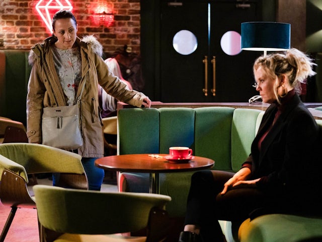 Sonia and Janine on EastEnders on April 6, 2022