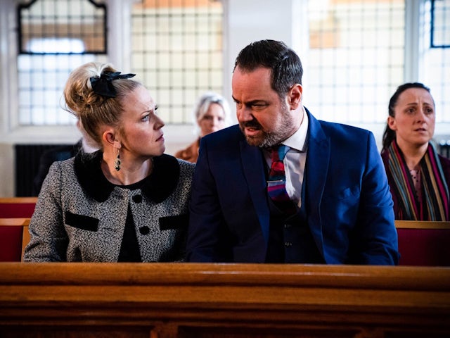 Linda and Mick on EastEnders on April 4, 2022