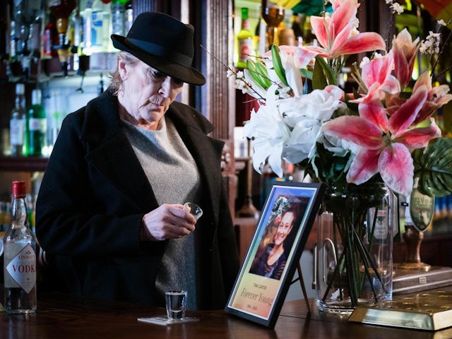 Shirley on EastEnders on April 5, 2022