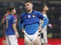 Marco Verratti in action for Italy on March 24, 2022