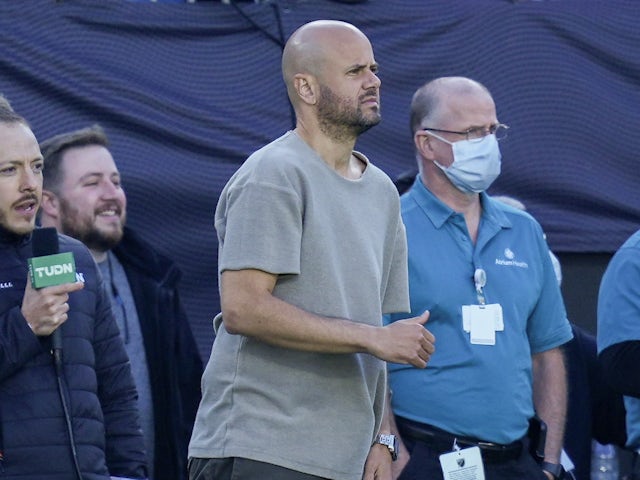 Charlotte FC head coach Miguel Ramirez during the first half against the FC Cincinnati at Bank of America Stadium on March 27, 2022