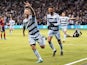 Sporting Kansas City forward Johnny Russell (7) celebrates after scoring against Real Salt Lake during the second half at Children's Mercy Park on March 26, 2022