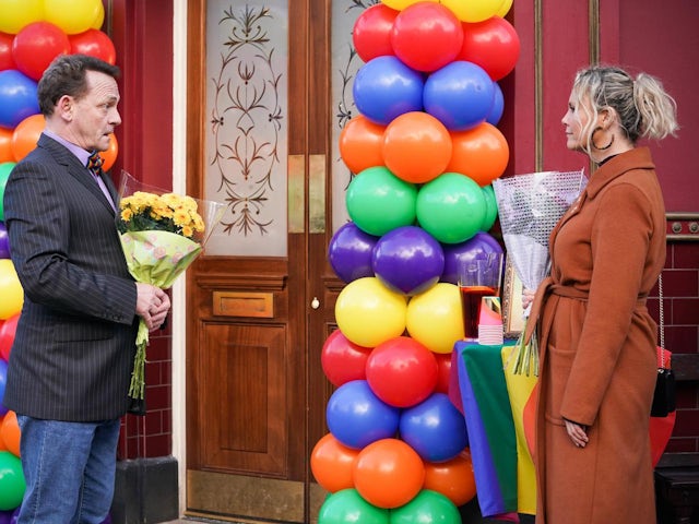 Billy and Janine on EastEnders on April 4, 2022