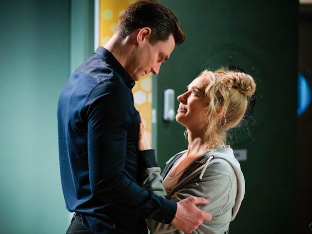 Zack and Nancy on EastEnders on April 7, 2022