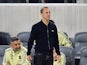 Los Angeles FC head coach Steve Cherundolo watches game action against Vancouver Whitecaps during the second half at Banc of California Stadium on March 20, 2022