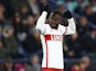 Spartak Moscow's Victor Moses celebrates scoring their first goal on November 1, 2021