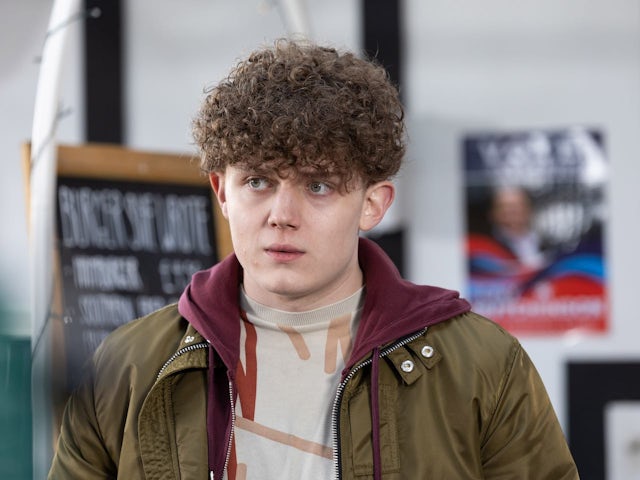 Tom on Hollyoaks on March 30, 2022