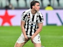 Dusan Vlahovic in action for Juventus on March 16, 2022