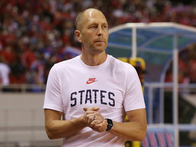 Gregg Berhalter of the USA during the match on March 30, 2022