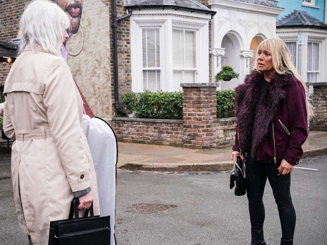 SATURDAY EMBARGO: Sharon on EastEnders on April 18, 2022