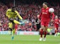 Watford's Ismaila Sarr shoots at goal on April 2, 2022