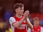 Kieran Tierney in action for Arsenal in March 2022