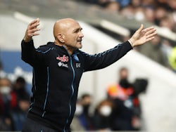 Napoli coach Luciano Spalletti reacts on April 3, 2022
