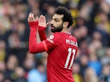 Liverpool attacker Mohamed Salah pictured on April 2, 2022