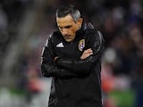Real Salt Lake head coach Pablo Mastroeni during the second half against the Colorado Rapids at Dick's Sporting Goods Park on April 3, 2022