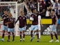 Members of the Colorado Rapids celebrate a goal in the second half against Real Salt Lake at Dick's Sporting Goods Park on April 3, 2022
