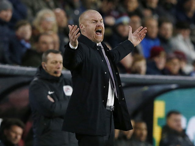 Burnley manager Sean Dyche reacts on April 6, 2022
