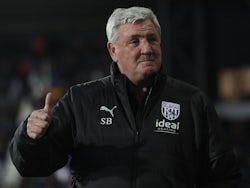 West Bromwich Albion manager Steve Bruce before the match on April 6, 2022