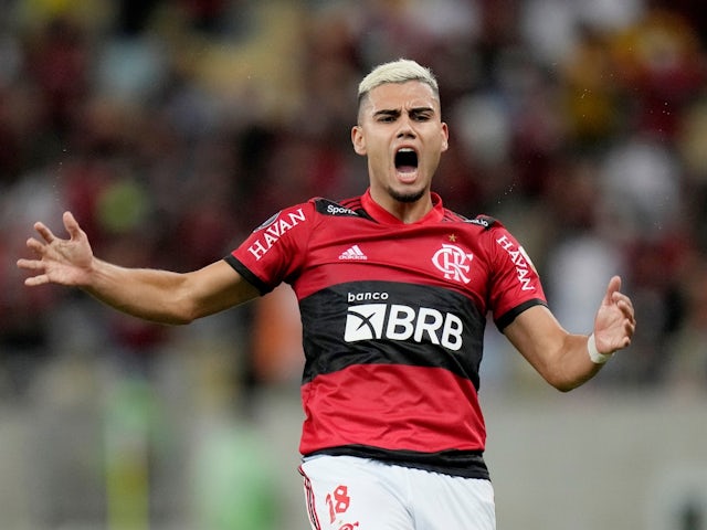 Na foto: Andreas Pereira, jogador do Flamengo, em 22 de setembro de 2021