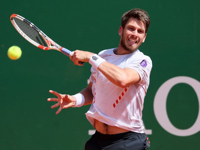 Cameron Norrie pictured at the Monte Carlo Masters on April 13, 2022