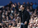 Everton manager Frank Lampard reacts on April 9, 2022