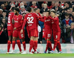 Liverpool equal Man United record in Benfica win