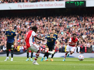 Bukayo Saka breaks Premier League penalty record in Man United win