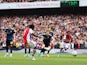 Bukayo Saka scores for Arsenal against Manchester United on April 23, 2022