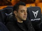 Barcelona coach Xavi during the match on April 18, 2022
