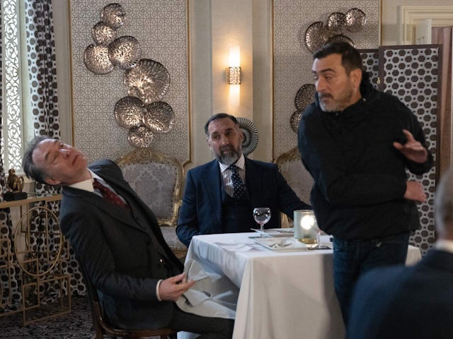Dr Thorne and Peter on Coronation Street on May 9, 2022