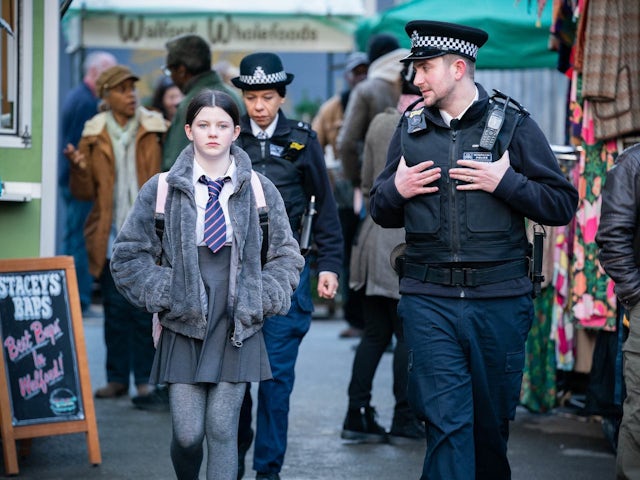 Lilly and Callum on EastEnders on April 28, 2022