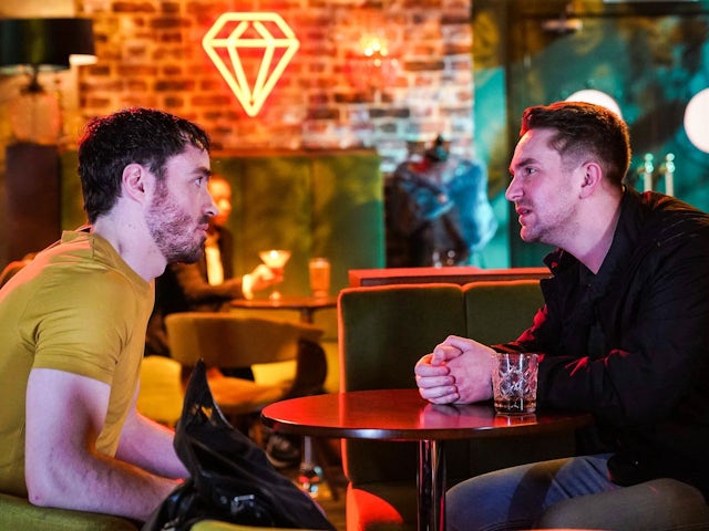 Lewis and Callum on EastEnders on May 16, 2022
