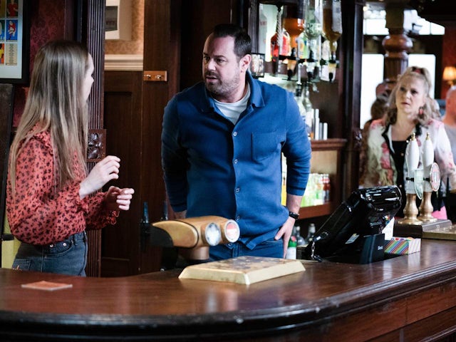 Frankie and Mick on EastEnders on May 11, 2022