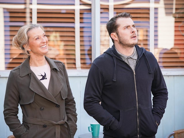 Kathy and Ben on EastEnders on May 9, 2022