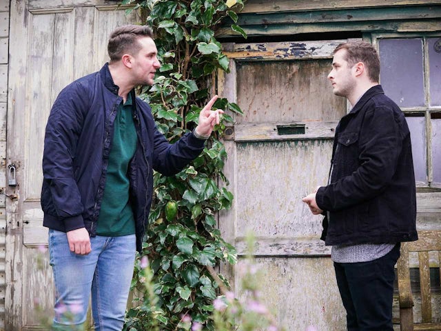 Callum and Ben on EastEnders on May 16, 2022