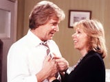 Ken Barlow and Wendy Crozier in their 1989 Coronation Street affair pomp