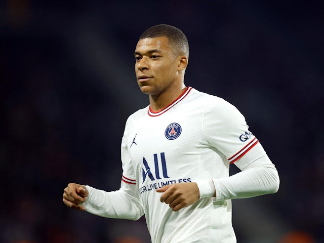 Foto del jugador del Paris Saint-Germain Kylian Mbappe el 20 de abril de 2022 