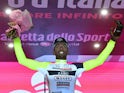 Biniam Girmay pictured at the Giro d'Italia on May 18, 2022