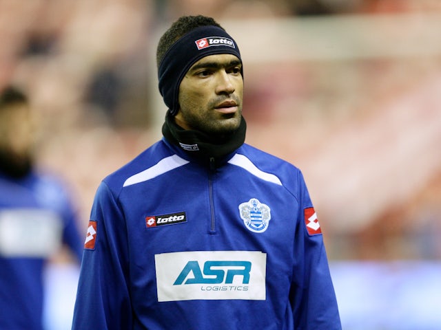 Jose Bosingwa warms up for Queens Park Rangers in November 2012