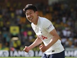 Tottenham Hotspur attacker Son Heung-min pictured on May 22, 2022