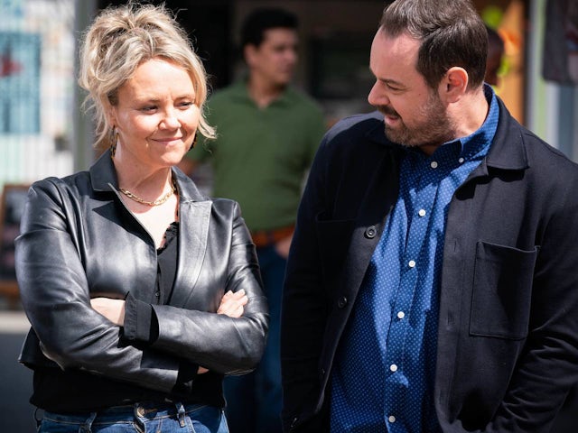 Janine and Mick on EastEnders on May 30, 2022