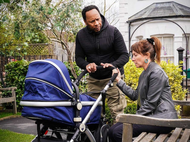 Mitch and Rainie on EastEnders on May 31, 2022